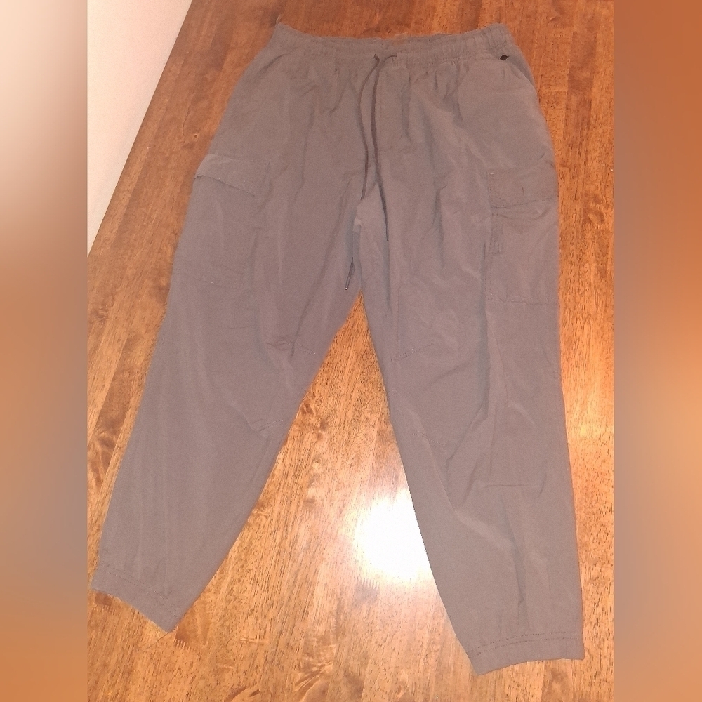 Calia Cargo Jogger Gray Womens Camping Travel Pant Comfort Outdoors Hiking XL